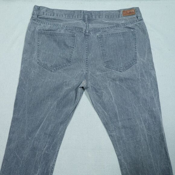 Ecko Unltd Jeans Men 38x30 711 Slim Fit Gray Denim Pants Casual Straight Leg - Picture 9 of 11